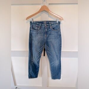 Seven for All Mankind Kimmie Crop Jeans Sz 28